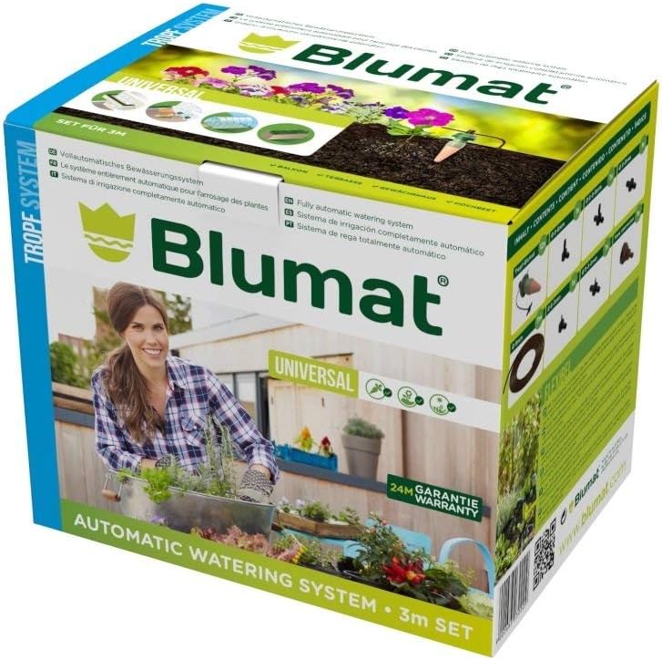 Blumat Tropf Kit démarrage 12 plantes - arrosage goutte à goutte sans électricité pour balcon
